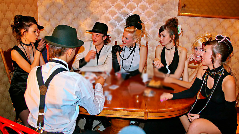 Hot Sex Party in Retro Style